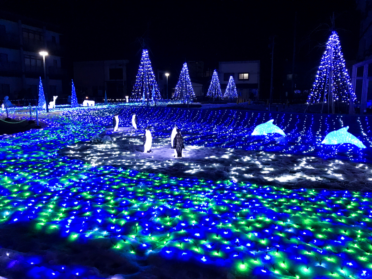 三沢市街パシャ写真『毎年恒例のイルミネーション☆】