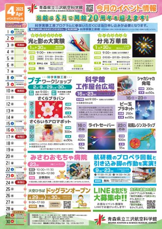 【青森県立三沢航空科学館2023年4月のイベント】写真