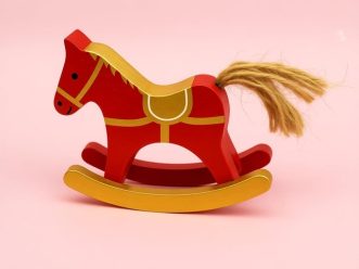 『干支工作「ミニチュアロッキングホース」』